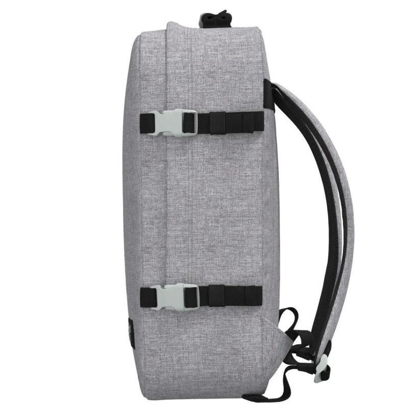 CabinZero Classic 44L Lightweight Carry On Backpack - Ice Grey - Love Luggage