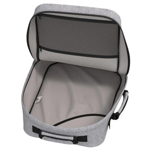 CabinZero Classic 44L Lightweight Carry On Backpack - Ice Grey - Love Luggage