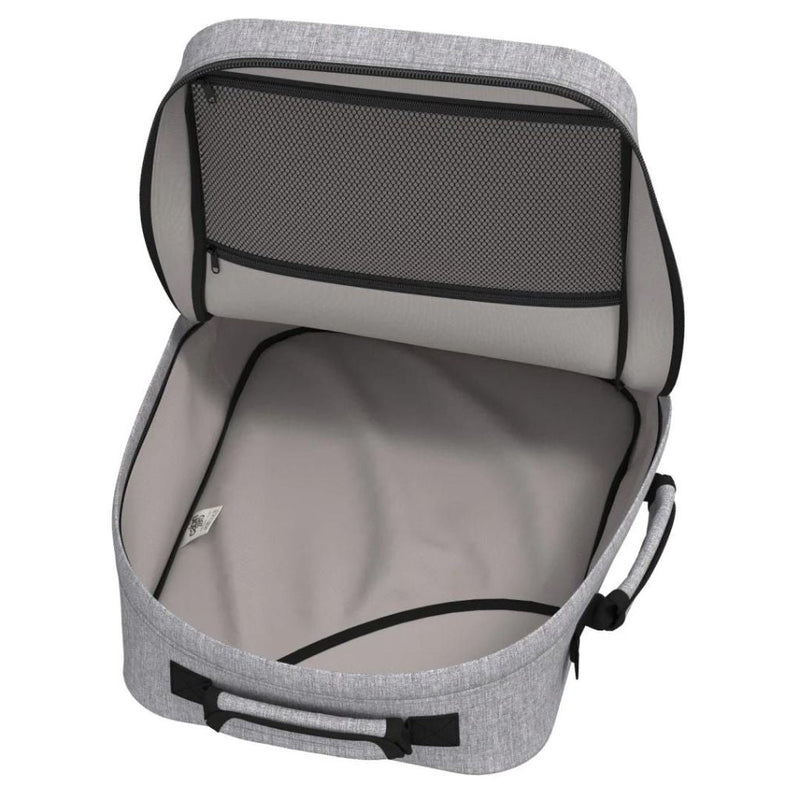 CabinZero Classic 44L Lightweight Carry On Backpack - Ice Grey - Love Luggage