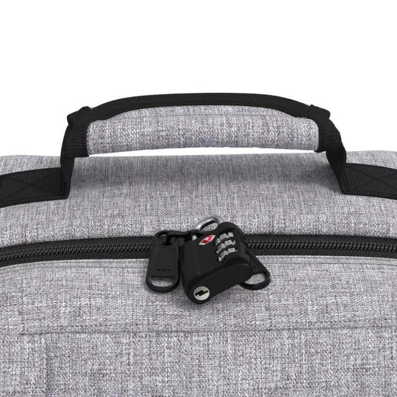 CabinZero Classic 44L Lightweight Carry On Backpack - Ice Grey - Love Luggage