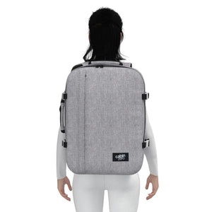 CabinZero Classic 44L Lightweight Carry On Backpack - Ice Grey - Love Luggage