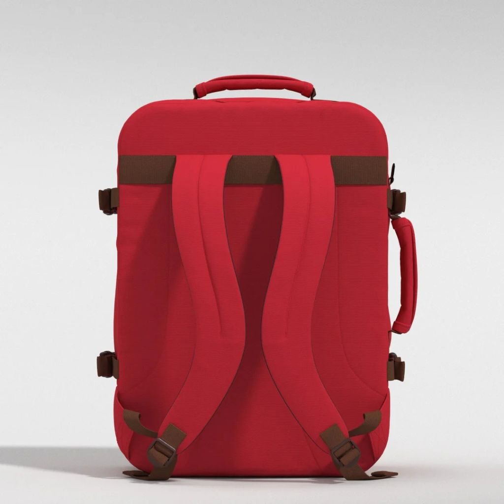 CabinZero Classic 44L Lightweight Carry On Backpack - London Red - Love Luggage