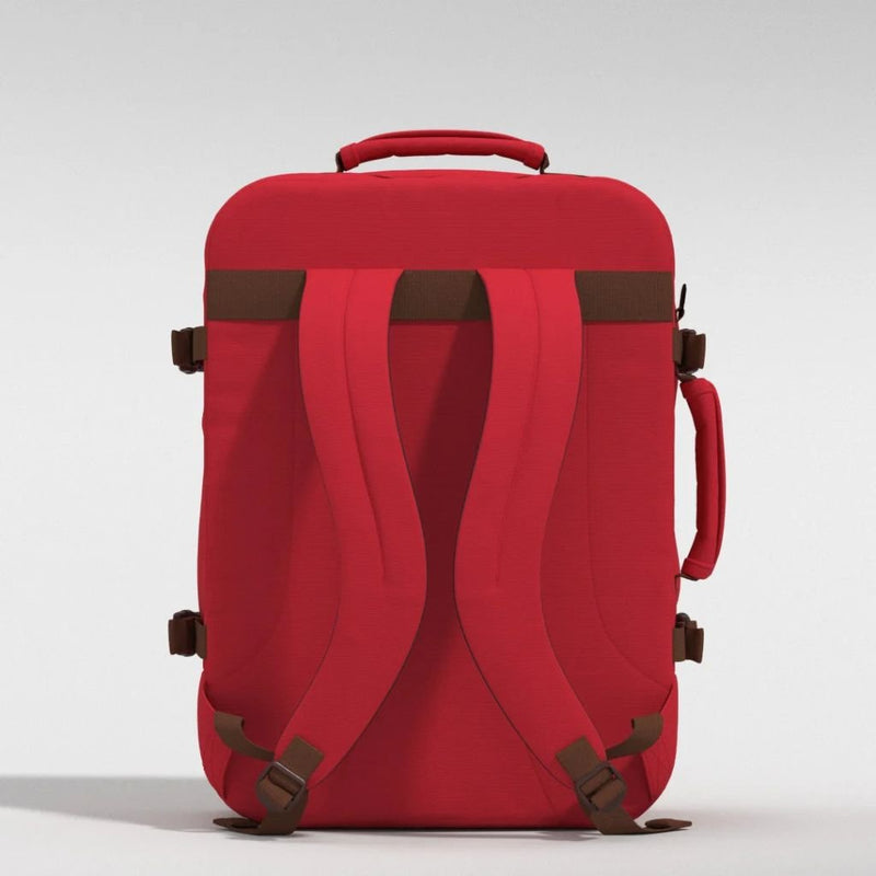 CabinZero Classic 44L Lightweight Carry On Backpack - London Red - Love Luggage
