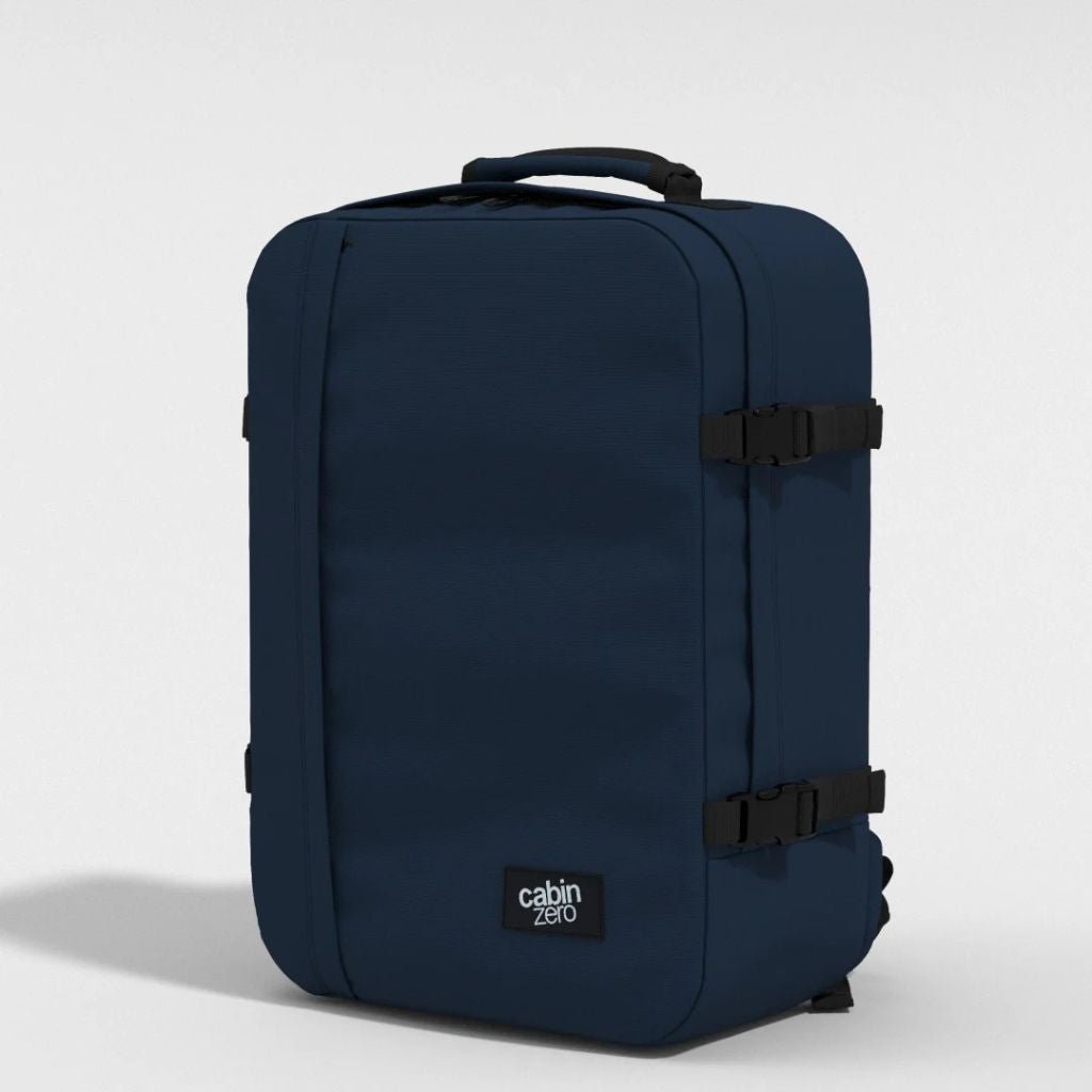 CabinZero Classic 44L Lightweight Carry On Backpack - Navy | Massive Sale