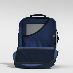 CabinZero Classic 44L Lightweight Carry On Backpack - Navy - Love Luggage