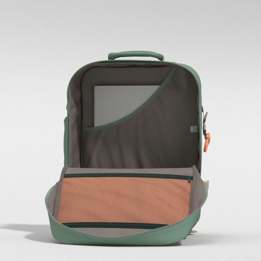 CabinZero Classic 44L Lightweight Carry On Backpack - Sage Forest - Love Luggage