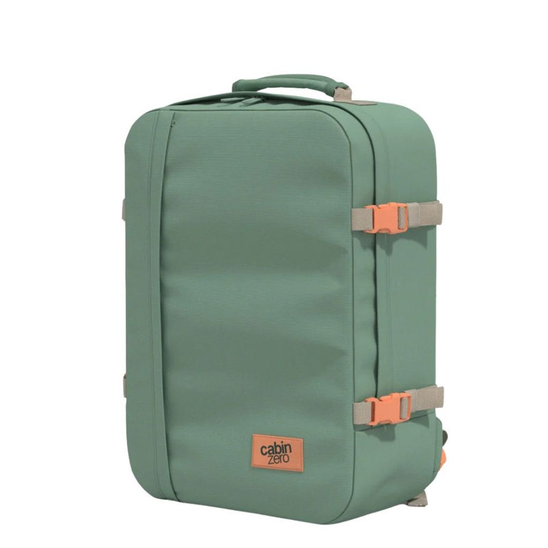 CabinZero Classic 44L Lightweight Carry On Backpack - Sage Forest - Love Luggage