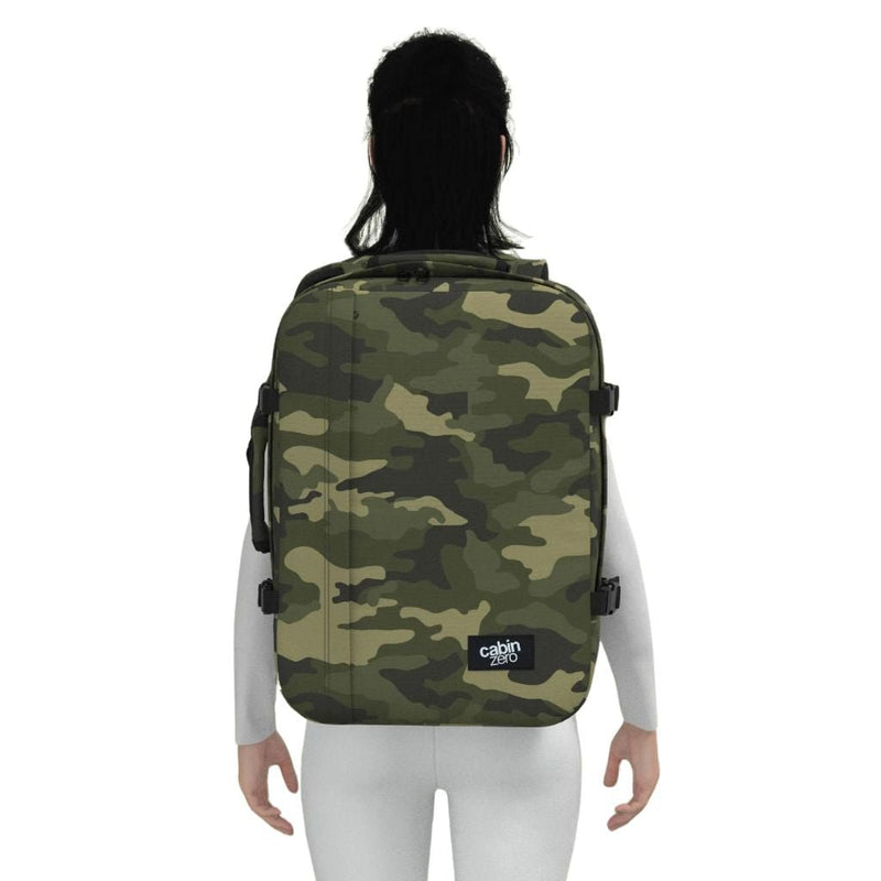 CabinZero Classic 44L Lightweight Carry On Backpack - Urban Camo - Love Luggage