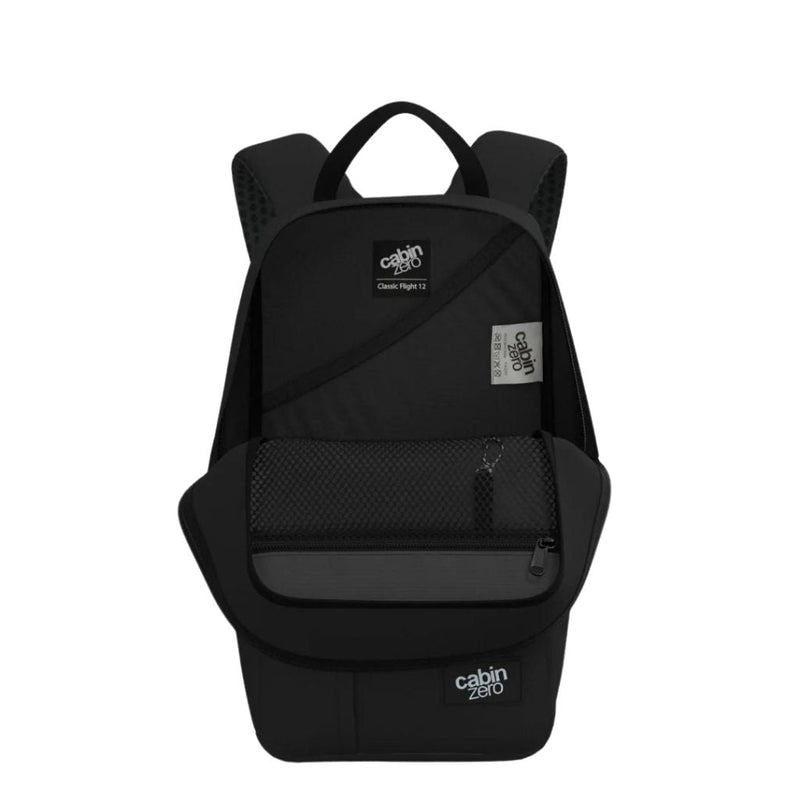 CabinZero Classic Flight 12L Backpack Absolute Black - Love Luggage