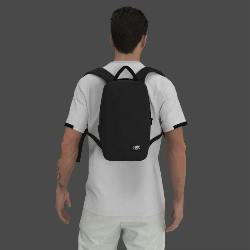 CabinZero Classic Flight 12L Backpack Absolute Black - Love Luggage
