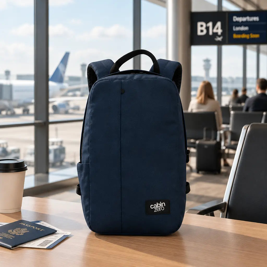 CabinZero Classic Flight 12L Backpack Navy - Love Luggage