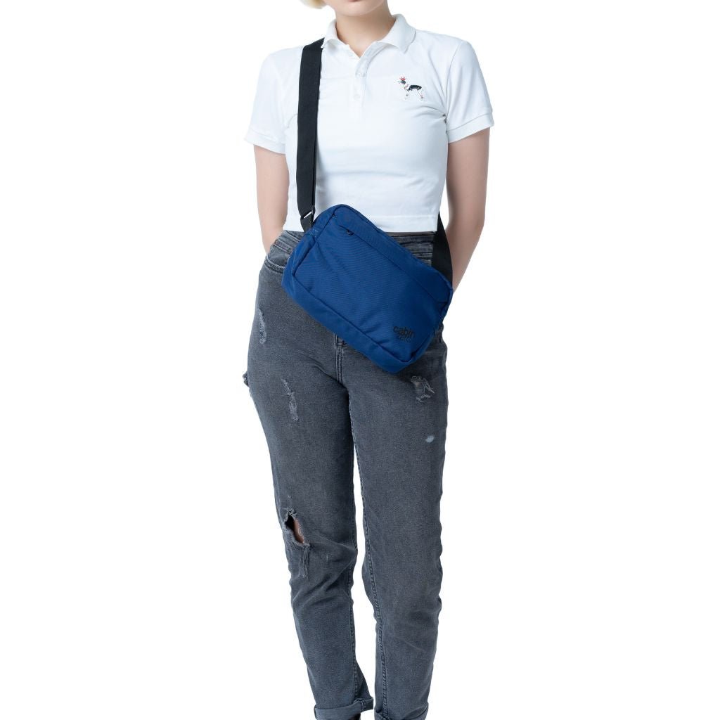 CabinZero Flipside 3L Shoulder Bag - Navy - Love Luggage