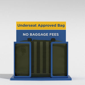 CabinZero Military 28L Lightweight Carry On Backpack - Absolute Black - Love Luggage