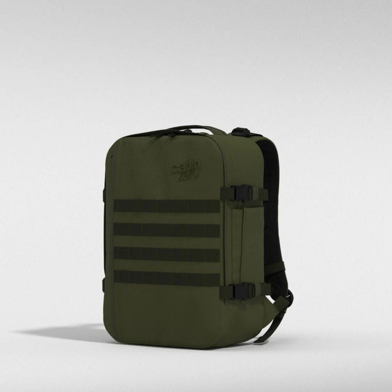 CabinZero Military 28L Lightweight Carry On Backpack - Army Green - Love Luggage