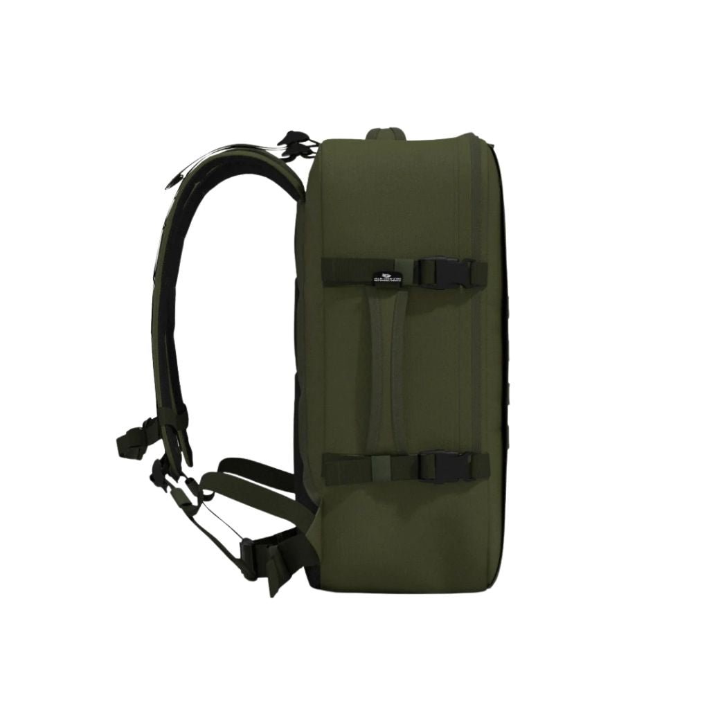 CabinZero Military 44L Lightweight Carry On Backpack - Army Green - Love Luggage