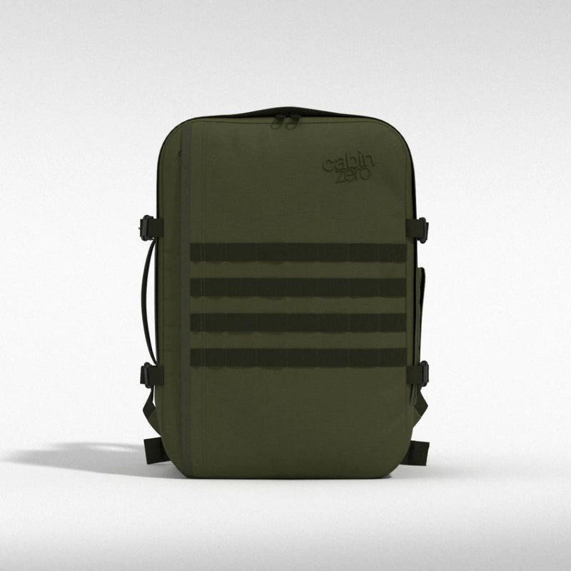 CabinZero Military 44L Lightweight Carry On Backpack - Army Green - Love Luggage