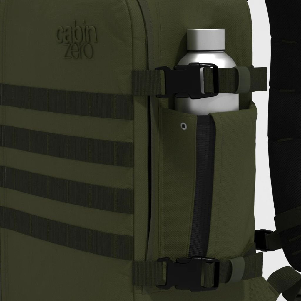 CabinZero Military 44L Lightweight Carry On Backpack - Army Green - Love Luggage