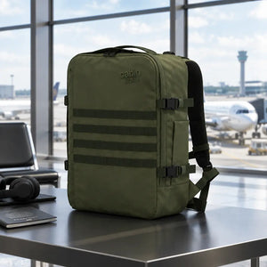 CabinZero Military 44L Lightweight Carry On Backpack - Army Green