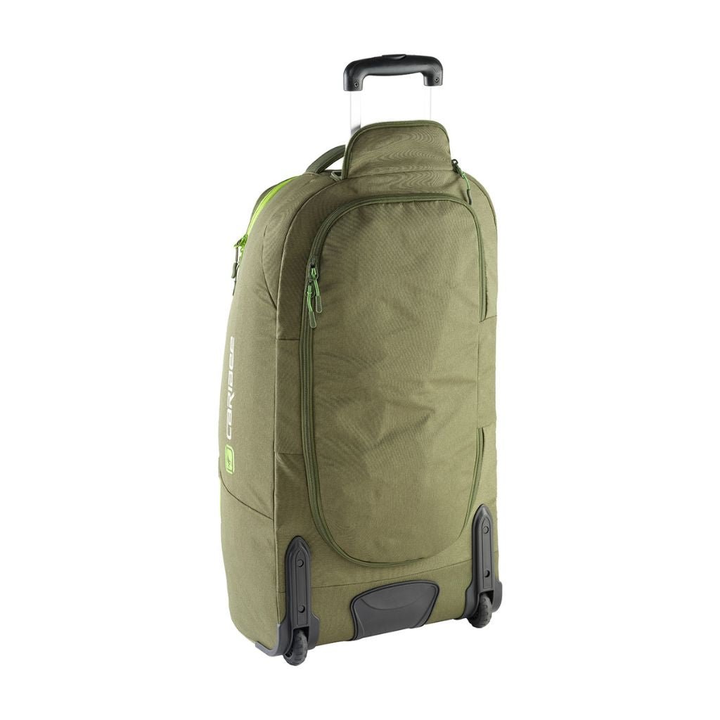 Caribee Adventure 70L Hybrid Wheeled Travel Duffel/Backpack - Olive - Love Luggage