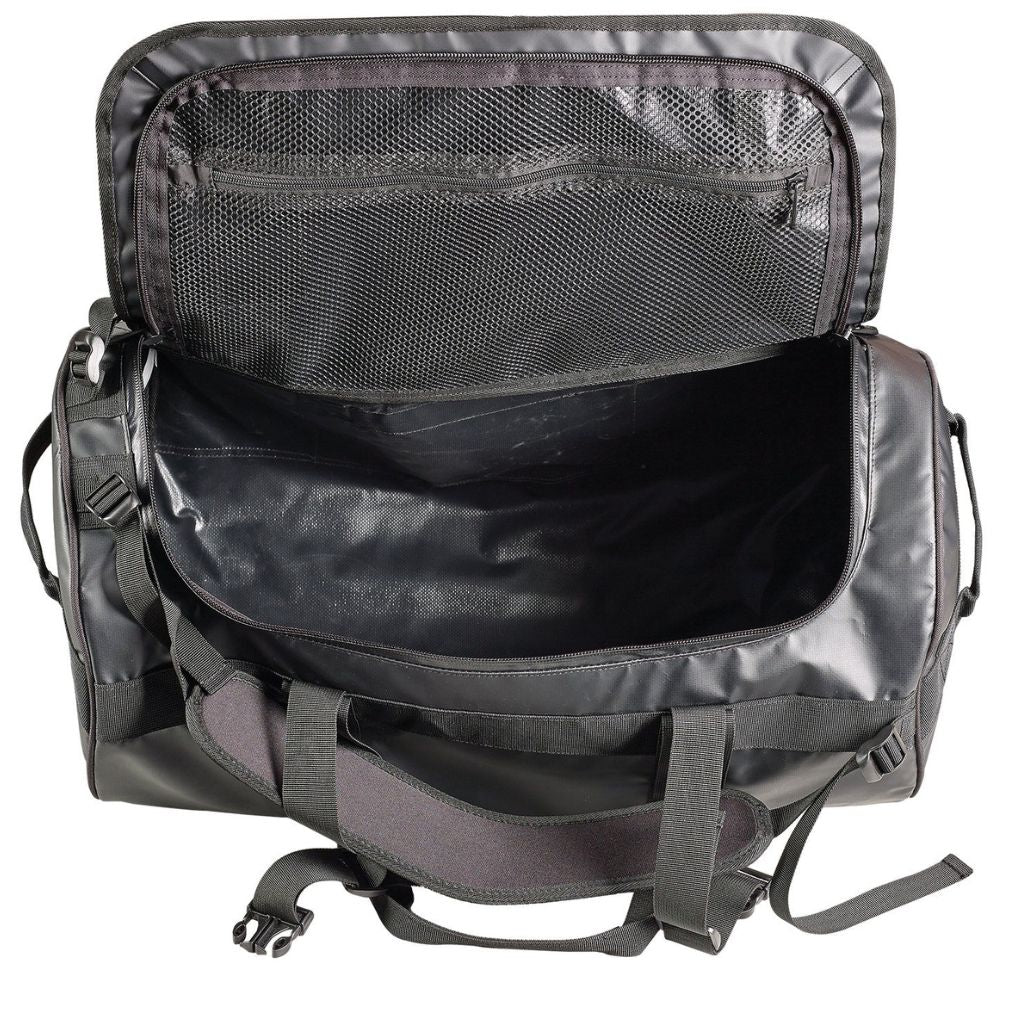 Caribee Kokoda Heavy Duty Duffel/Backpack 90L - Grey - Love Luggage