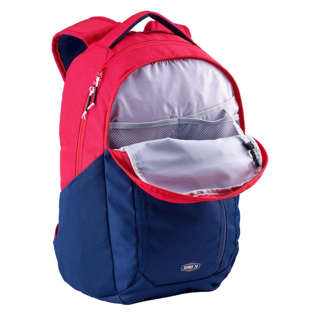 Caribee Obingo Laptop Backpack 28L - Red/Navy - Love Luggage
