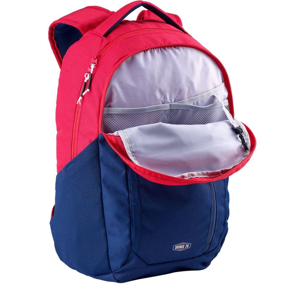 Caribee Obingo Laptop Backpack 28L - Red/Navy - Love Luggage