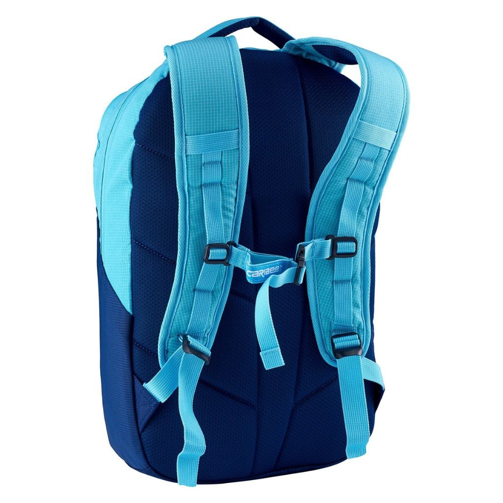 Caribee Obingo Laptop Backpack 28L - Tropic Blue/Navy - Love Luggage