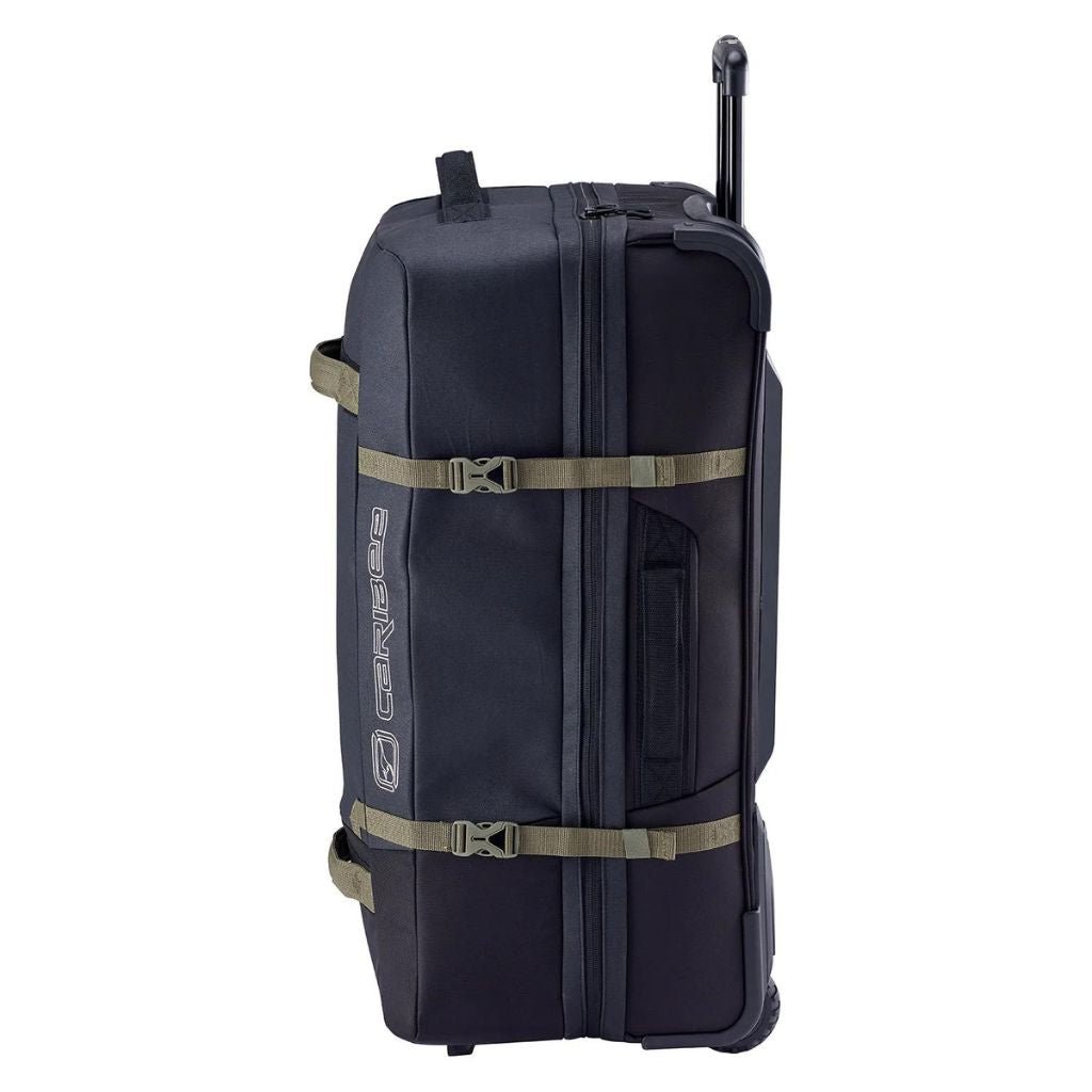 Caribee Split Roller Wheeled Duffle bag 100L - Black - Love Luggage