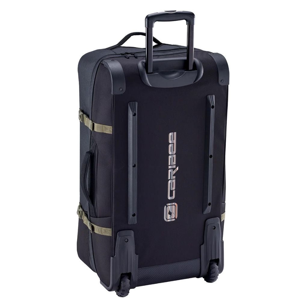 Caribee Split Roller Wheeled Duffle bag 100L - Black - Love Luggage