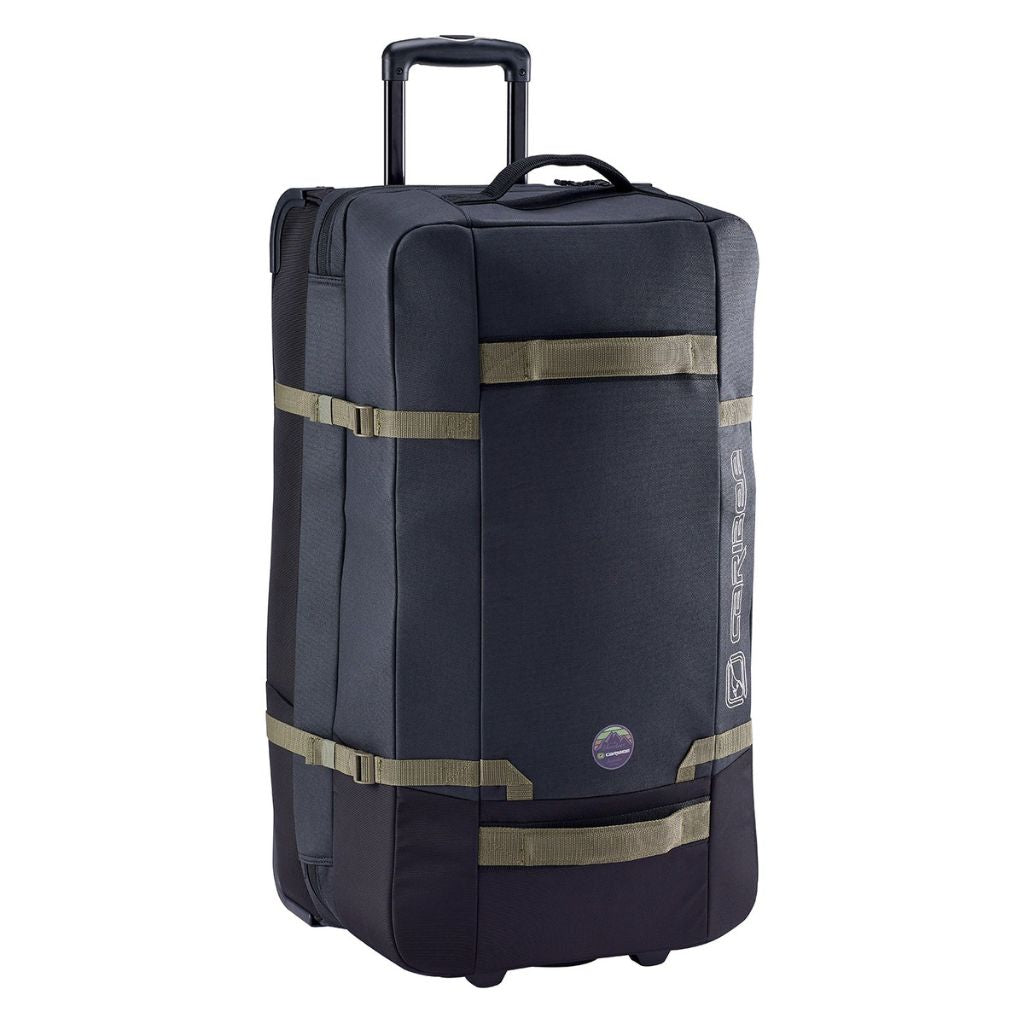 Caribee Split Roller Wheeled Duffle bag 100L - Black - Love Luggage