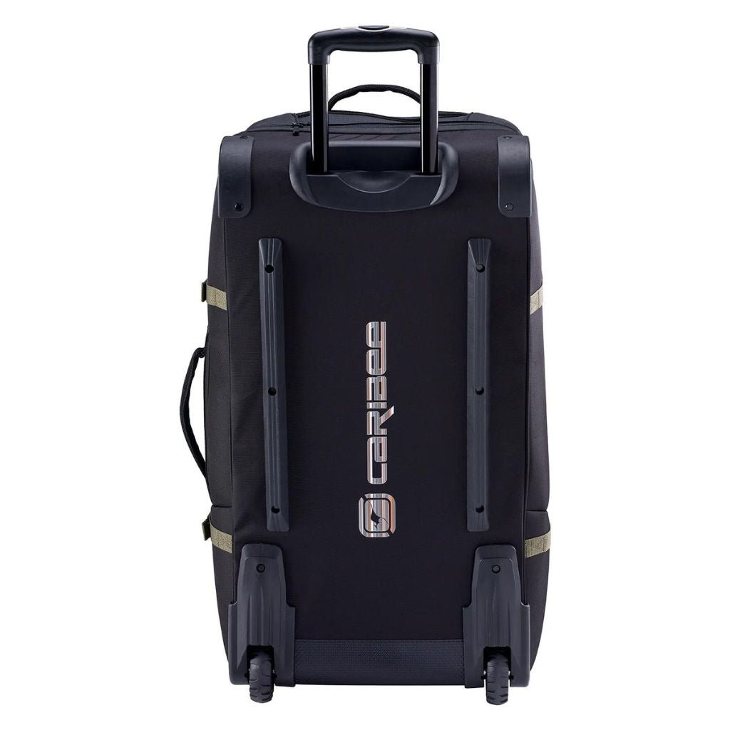 Caribee Split Roller Wheeled Duffle bag 100L - Black - Love Luggage