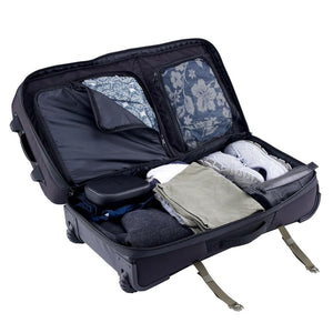 Caribee Split Roller Wheeled Duffle bag 100L - Black - Love Luggage