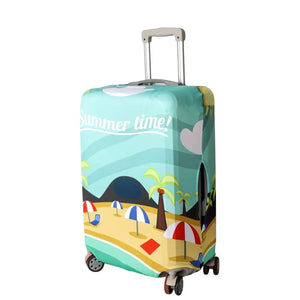 Tosca Print Luggage Cover - Fits Medium Suitcases - Summer Time