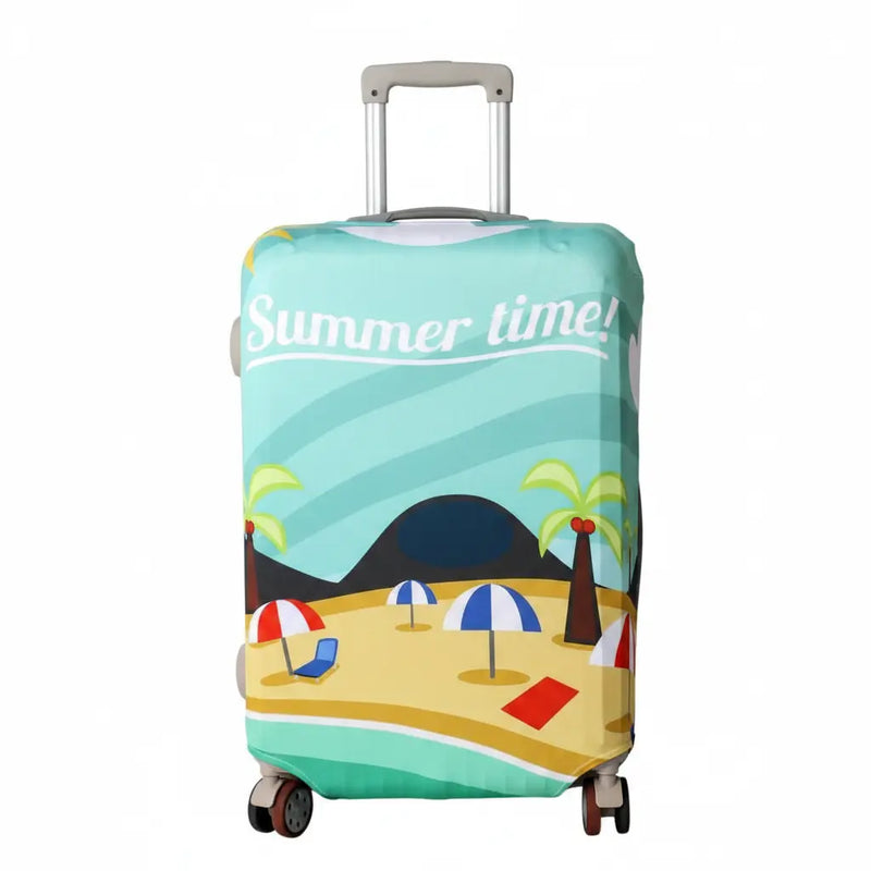 Tosca Print Luggage Cover - Fits Medium Suitcases - Summer Time