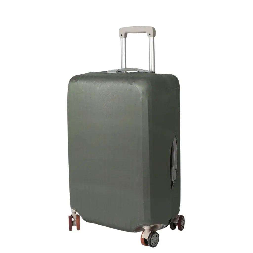 Tosca Print Luggage Cover - Fits Medium Suitcases - Moss