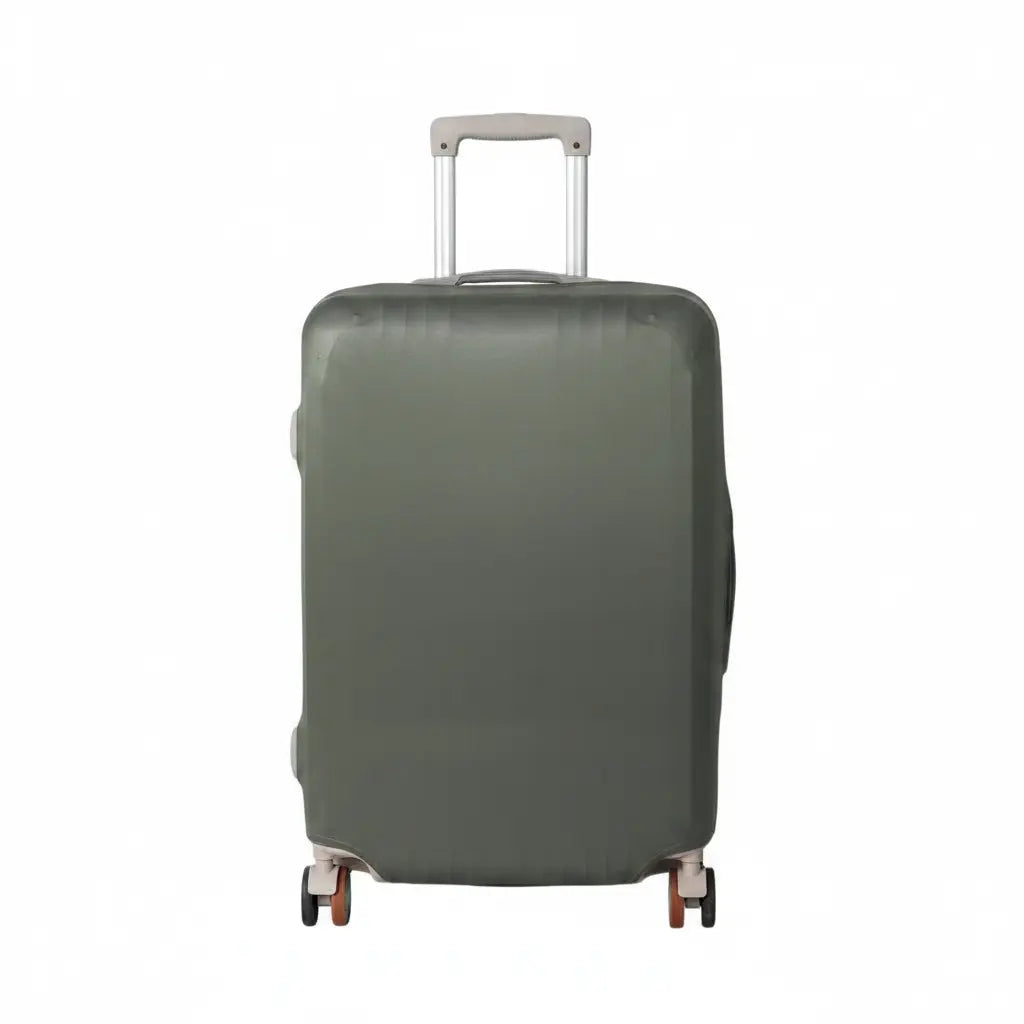 Tosca Print Luggage Cover - Fits Medium Suitcases - Moss