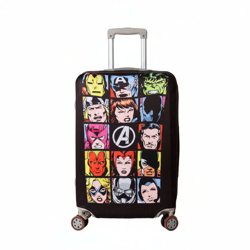 Tosca Marvel Print Luggage Cover - Fits Medium Suitcases - Marvel
