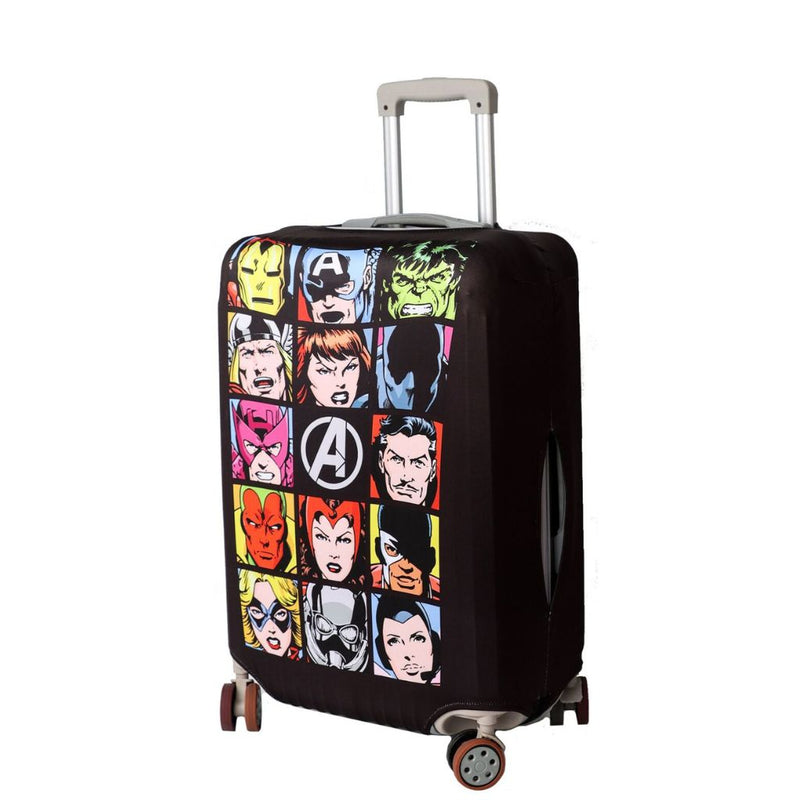 Tosca Marvel Print Luggage Cover - Fits Medium Suitcases - Marvel