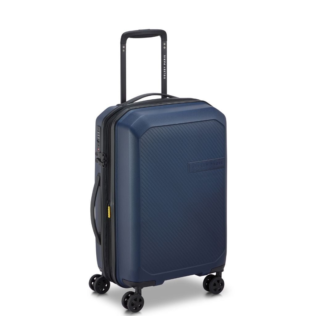 Delsey Anvers EXP Lightweight Carry On Luggage Navy - Love Luggage