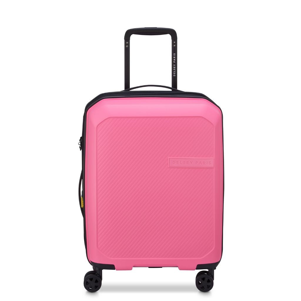 Delsey Anvers EXP Lightweight Carry On Luggage Pink - Love Luggage