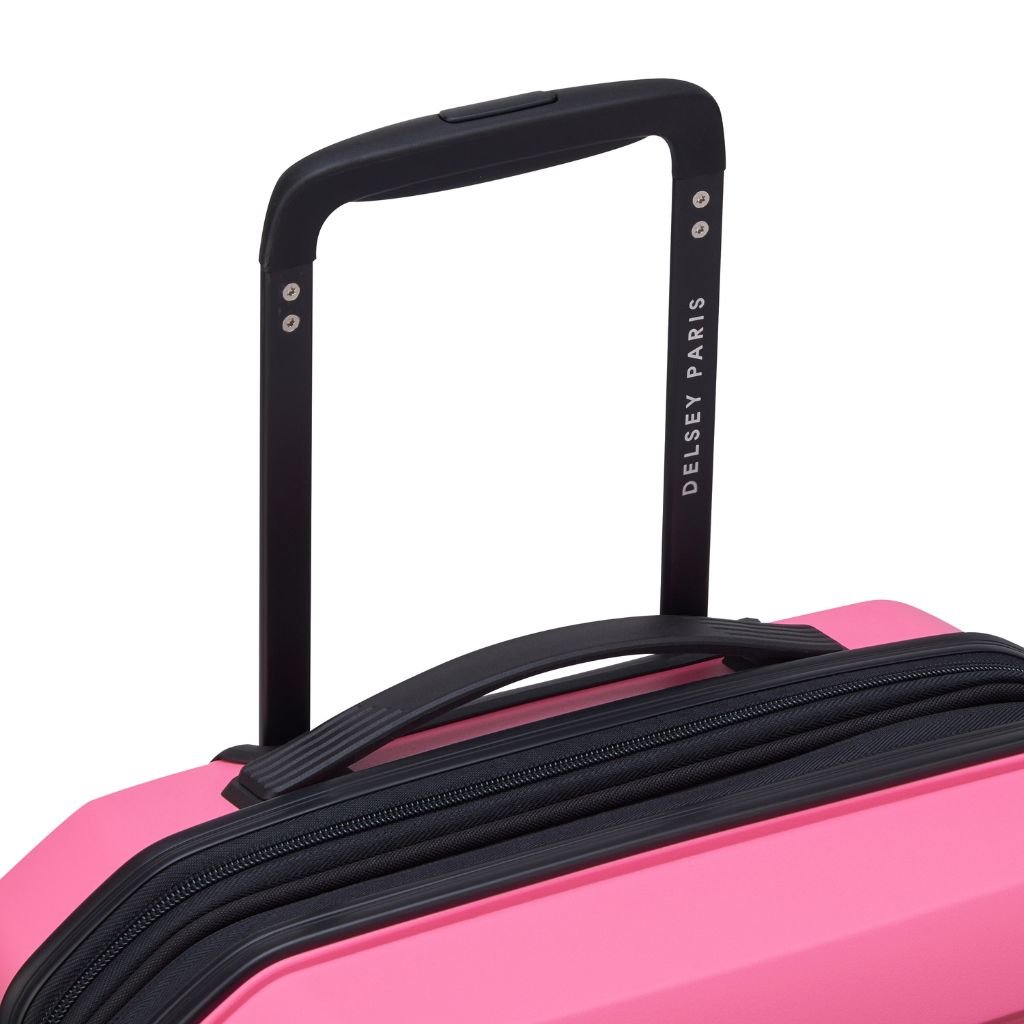 Delsey Anvers EXP Lightweight Carry On Luggage Pink - Love Luggage