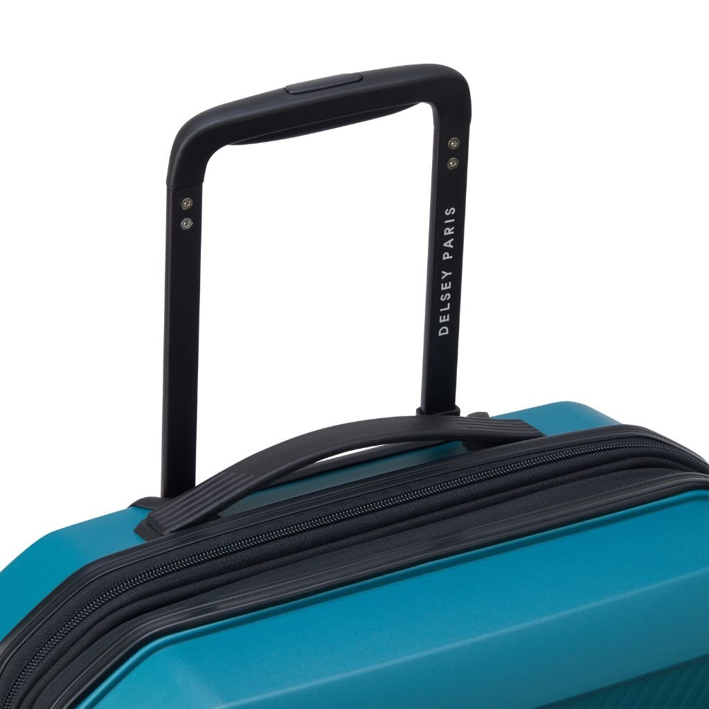 Delsey Anvers EXP Lightweight Carry On Luggage Teal - Love Luggage