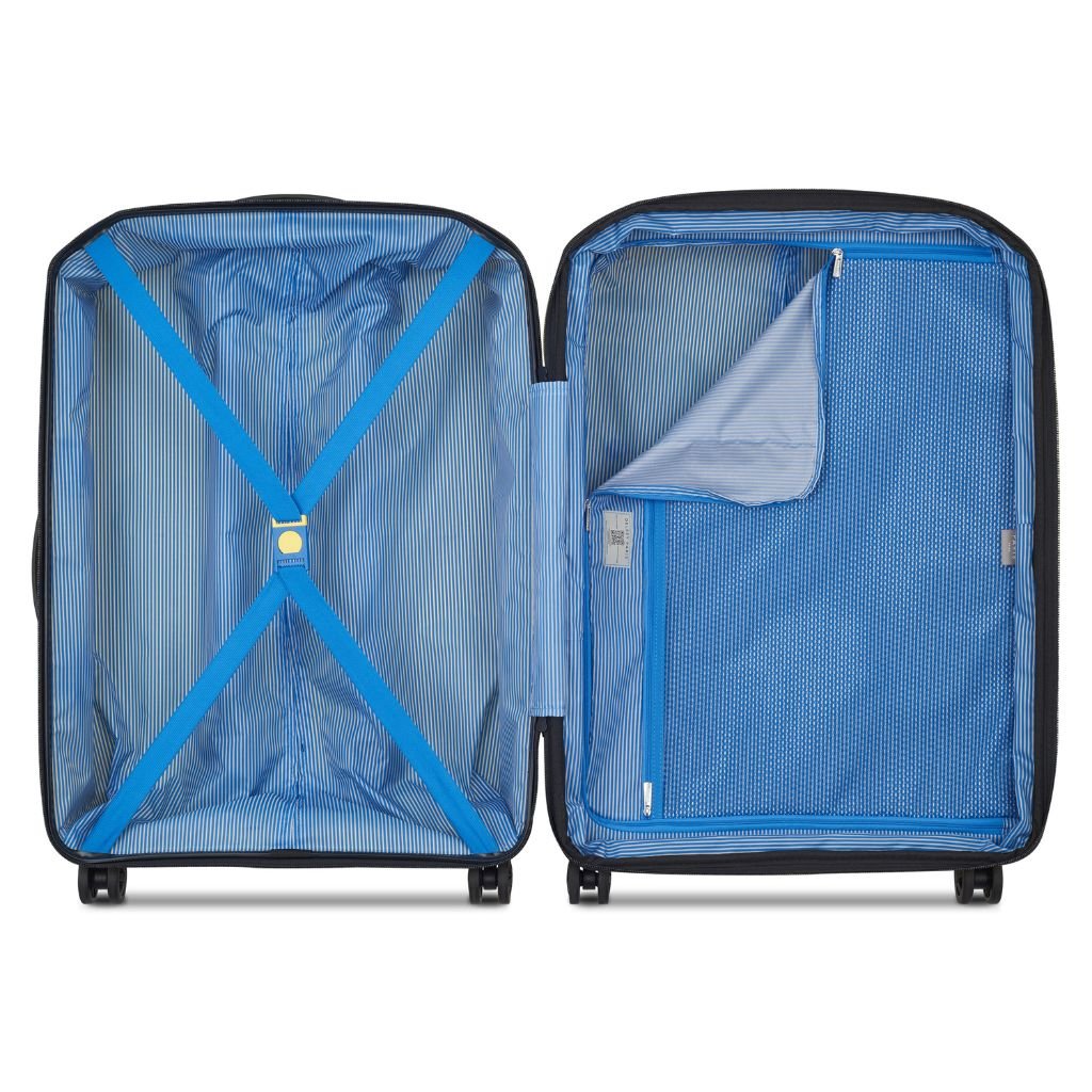 Delsey Anvers EXP Lightweight Carry On Luggage Teal - Love Luggage