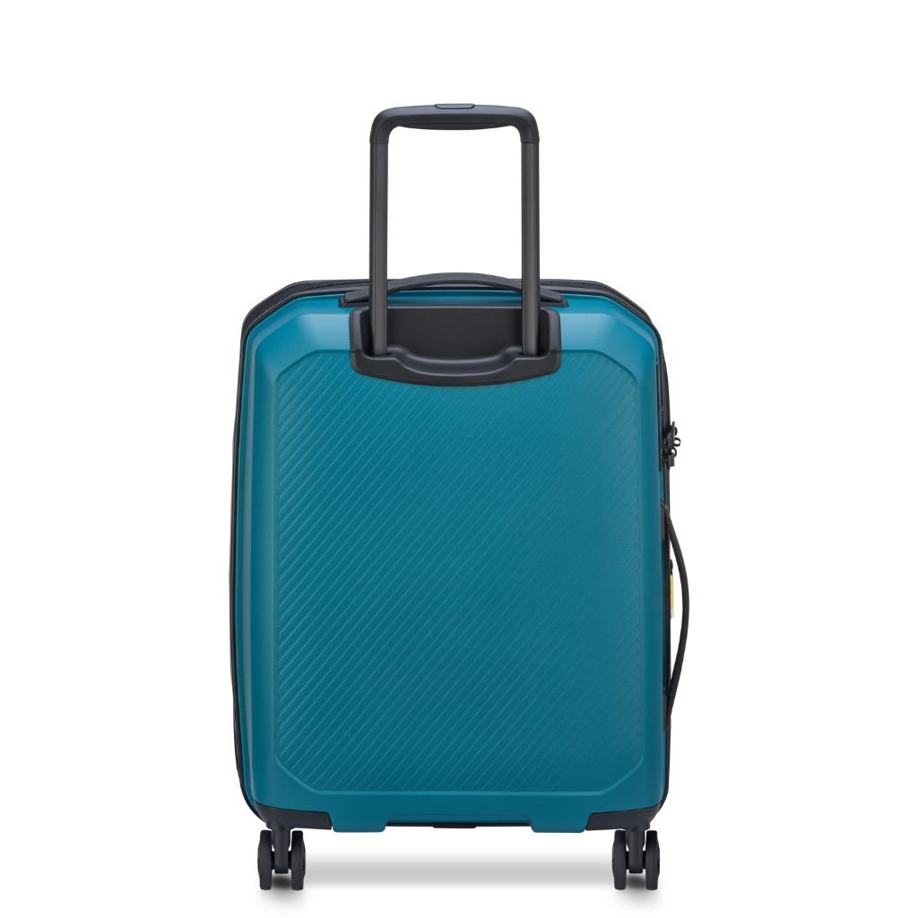Delsey Anvers EXP Lightweight Carry On Luggage Teal - Love Luggage