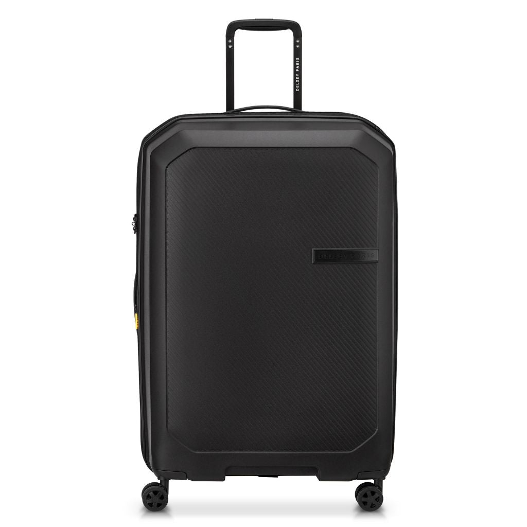 Delsey Anvers EXP Lightweight Large Luggage Black - Love Luggage