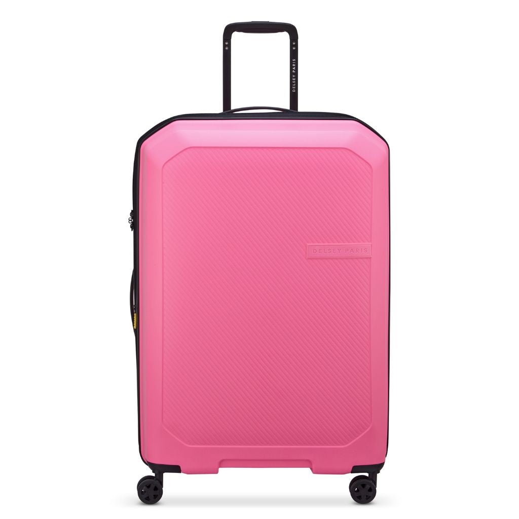 Delsey Anvers EXP Lightweight Large Luggage Pink - Love Luggage
