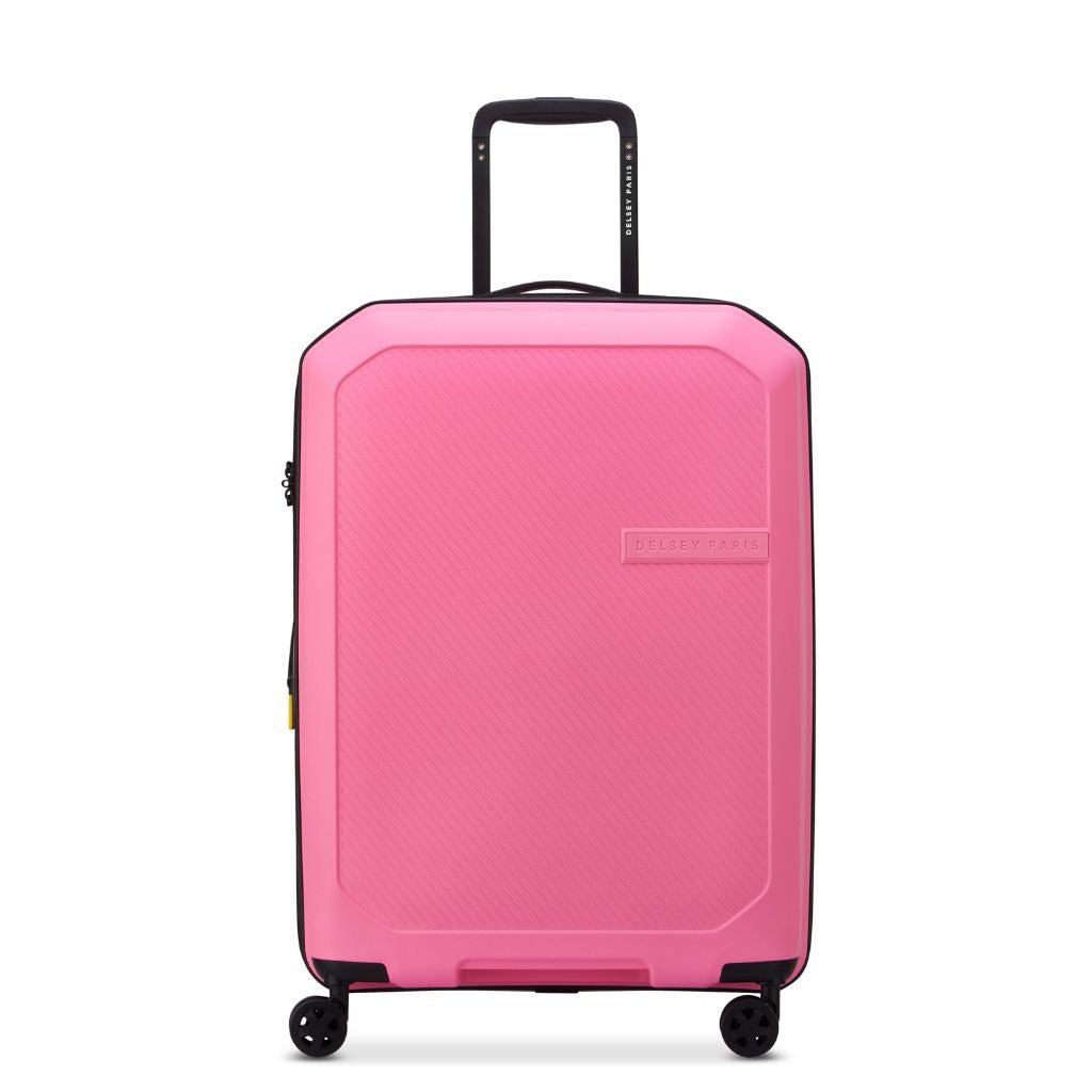 Delsey Anvers EXP Lightweight Medium Luggage Pink - Love Luggage