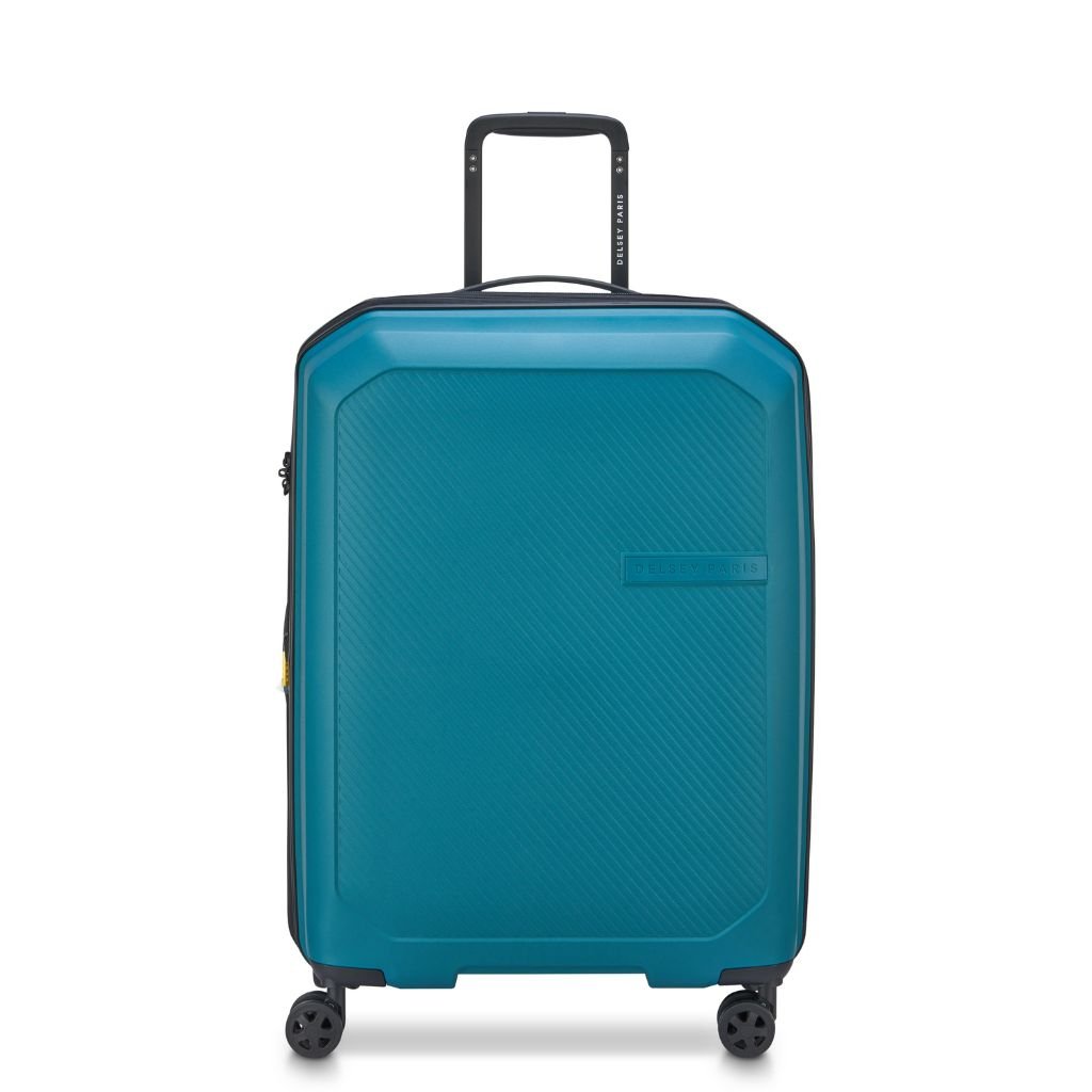 Delsey Anvers EXP Lightweight Medium Luggage Teal - Love Luggage