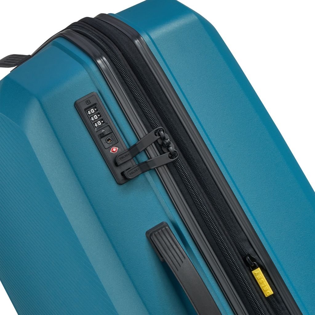 Delsey Anvers EXP Lightweight Medium Luggage Teal - Love Luggage