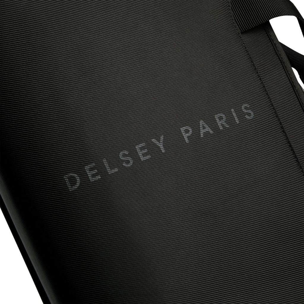 Delsey Arche Business Shoulder Messenger Bag 14" - Black - Love Luggage